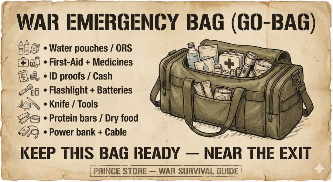 War emergency bag