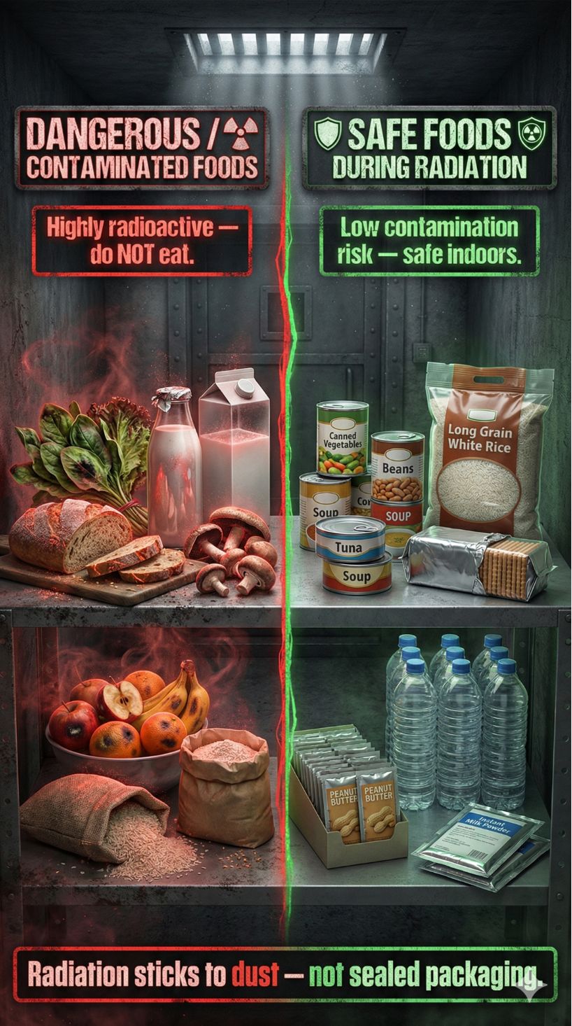 Safe foods during radiation